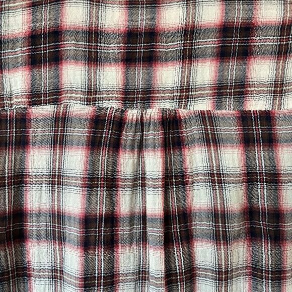 Birds of Paradis by‎ Trovata plaid twist front top - Picture 11 of 13